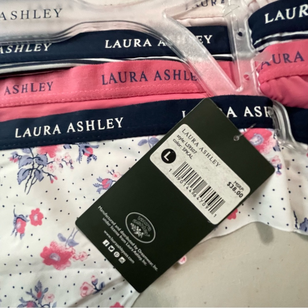 Laura Ashley 5 pack No-show panties Size Large - Picture 6 of 15